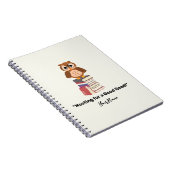 "Hooting for a Good Read!" Buchliebhaber Notizblock (Rechte Seite)