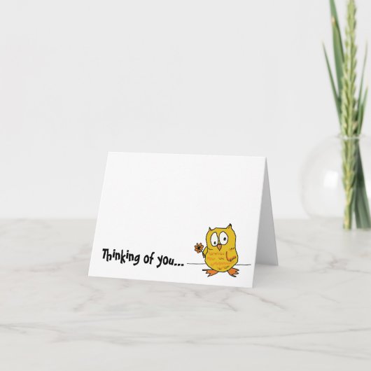 hootio, denkend an Sie Karte (Vorderseite)