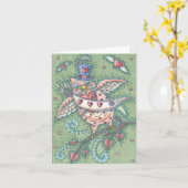 HOOTS N' HEARTS OWT NOTE CARD Blank Karte (Gelbe Blume)