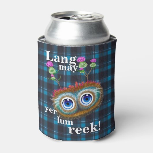 Hoots Toots Haggis. Scottish Wisdom. Dosenkühler (Kanne Vorderseite)