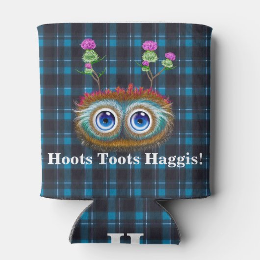 Hoots Toots Haggis. Scottish Wisdom. Dosenkühler (Rückseite)