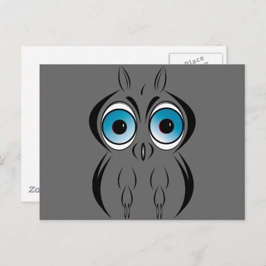 Hooty Postkarte (Vorne/Hinten)