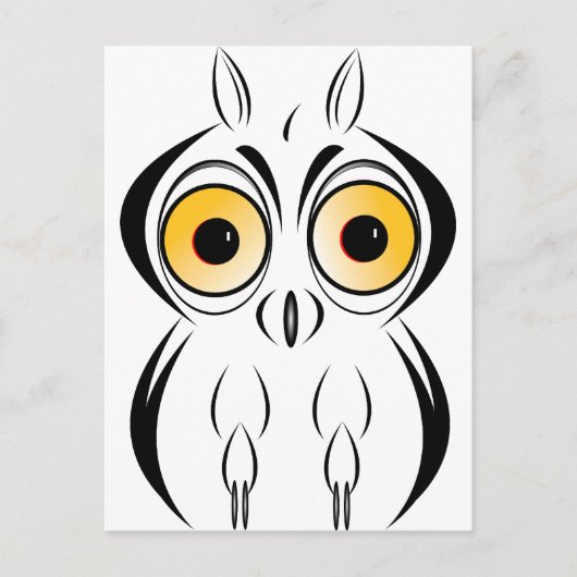 Hooty Postkarte (Vorderseite)