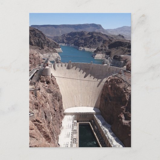 Hoover Dam 3 Postkarte (Vorderseite)
