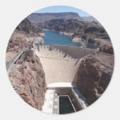 Hoover Dam 3 Runder Aufkleber (Vorderseite)