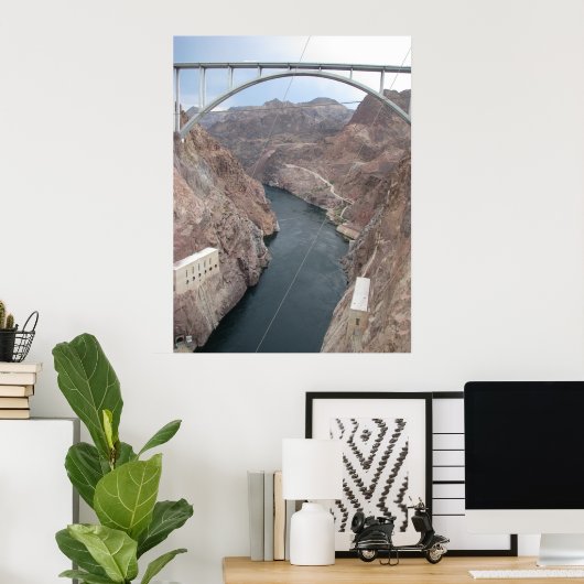 Hoover Dam Bridge Poster (Heimbüro)
