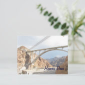 Hoover Dam Bridge Postkarte (Stehend Vorderseite)