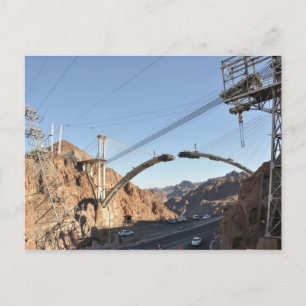 Hoover Dam Bypass Construction Postkarte