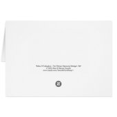 Hoover Dam Bypass Memorial Bridge Blank Card Horiz (Rückseite Horizontal)