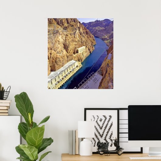 Hoover Dam Canvas Print Poster (Heimbüro)