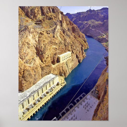 Hoover Dam Canvas Print Poster (Vorne)