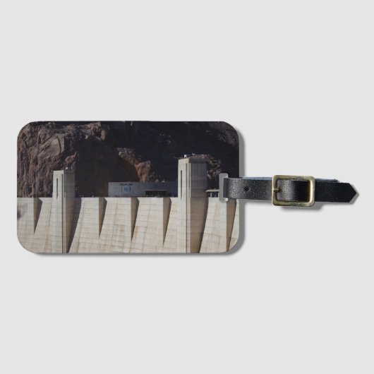 Hoover Dam Gepäckanhänger (Vorderseite (Horizontal))