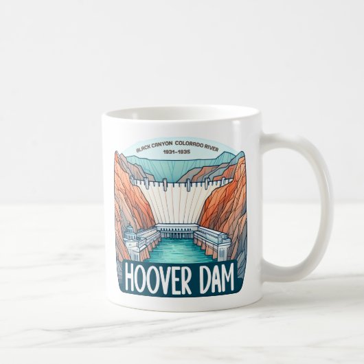 Hoover Dam Kaffeetasse (Rechts)