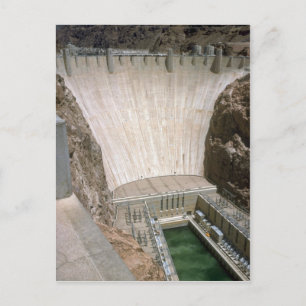Hoover Dam, Lower face, Nevada/Arizona, USA Postkarte