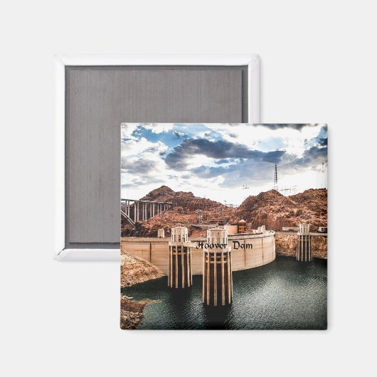 Hoover Dam Magnet (Vorderseite/Rückseite)