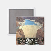 Hoover Dam Magnet (Vorderseite/Rückseite)