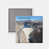 Hoover Dam Magnet (Vorderseite/Rückseite)