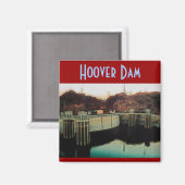 Hoover Dam Magnet (Vorderseite/Rückseite)