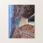 Hoover Dam Nevada.Christmas Grüße Puzzle (Vertikal)