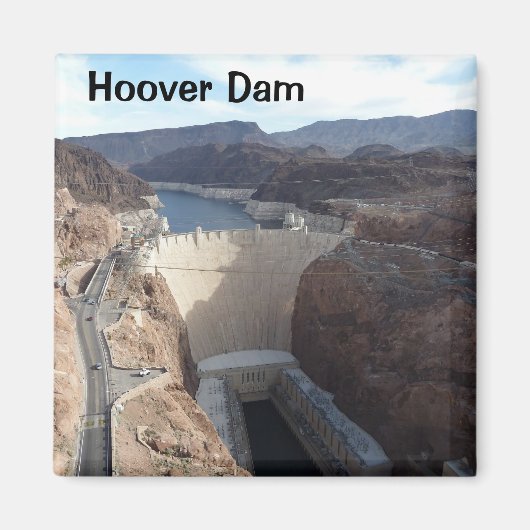 Hoover Dam Nevada Foto Magnet Seepromenade (Vorne)