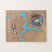 Hoover Dam Nevada Karte Puzzle (Horizontal)