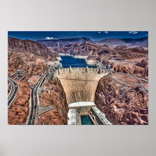 Hoover Dam, Nevada Poster (Vorne)