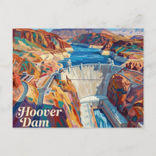 Hoover Dam Nevada Postkarte