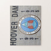Hoover Dam Nevada. Puzzle (Vertikal)
