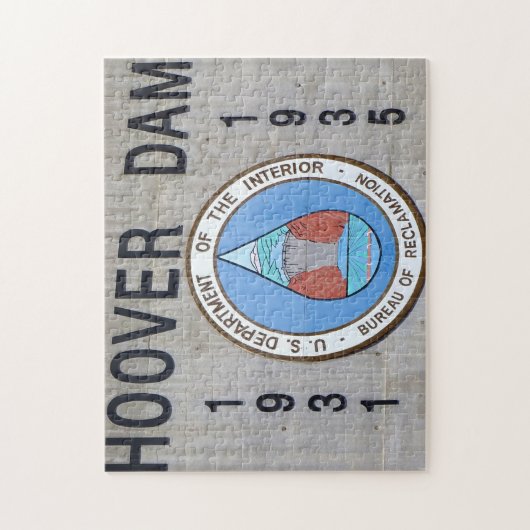 Hoover Dam Nevada. Puzzle (Vertikal)