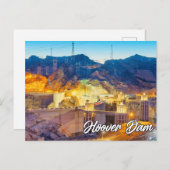Hoover Dam, Nevada, USA Postkarte (Vorne/Hinten)