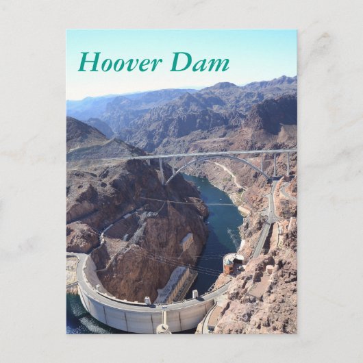 Hoover Dam Post Card Postkarte (Vorderseite)