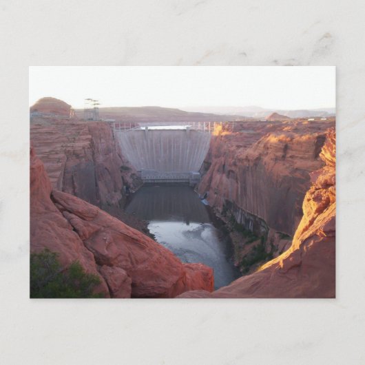 Hoover Dam Postkarte (Vorderseite)