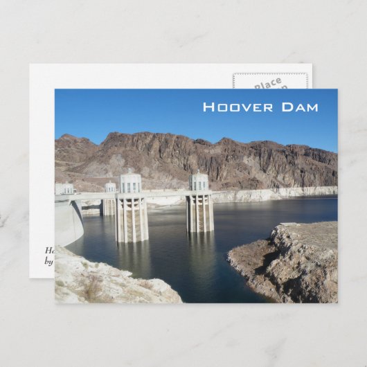 Hoover Dam Postkarte (Vorne/Hinten)