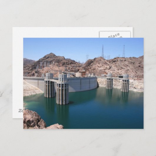 Hoover Dam Postkarte (Vorne/Hinten)