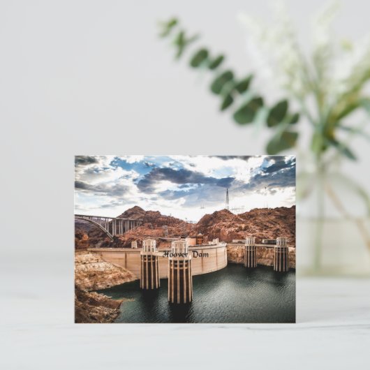 Hoover Dam Postkarte (Stehend Vorderseite)