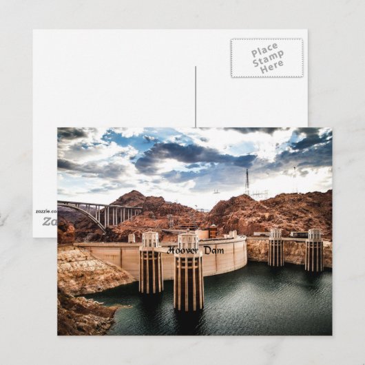 Hoover Dam Postkarte (Vorne/Hinten)
