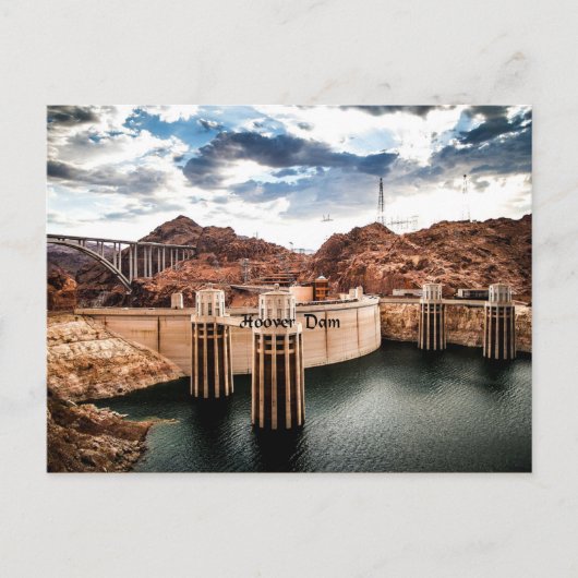 Hoover Dam Postkarte (Vorderseite)