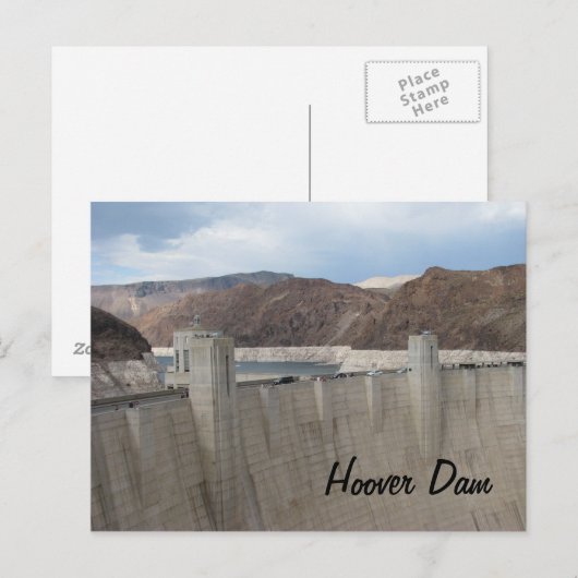 Hoover Dam Postkarte (Vorne/Hinten)