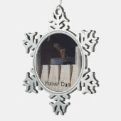 Hoover Dam Schneeflocken Zinn-Ornament (Rechts)