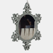 Hoover Dam Schneeflocken Zinn-Ornament (Links)