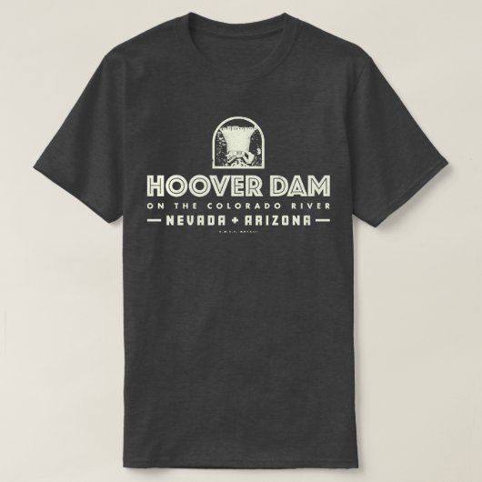Hoover Dam Tan T-Shirt (Design vorne)