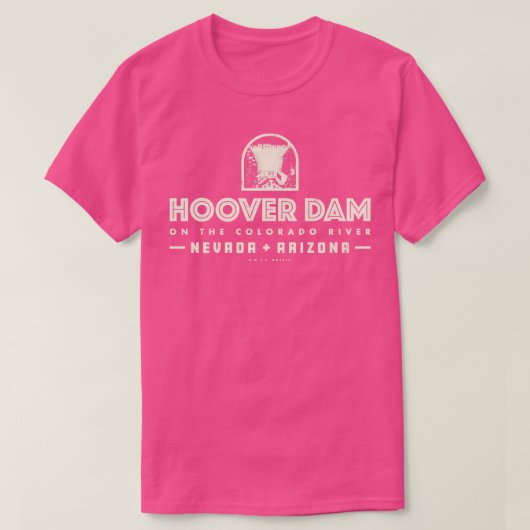 Hoover Dam Tan T-Shirt (Design vorne)
