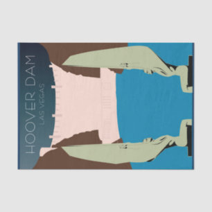 Hoover Dam Tissue Paper Seidenpapier