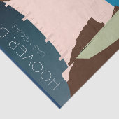 Hoover Dam Tissue Paper Seidenpapier (Ausschnitt)