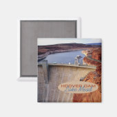 Hoover Dam Travel Souvenir Kühlschrankmagnet (Vorderseite/Rückseite)