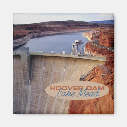 Hoover Dam Travel Souvenir Kühlschrankmagnet (Vorne)
