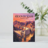 Hoover Dam USA Postkarte (Stehend Vorderseite)