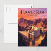 Hoover Dam USA Postkarte (Vorne/Hinten)