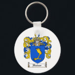 HOOVER FAMILIENWAPPEN - ÜBERSCHREITENDER WALDBUCH SCHLÜSSELANHÄNGER<br><div class="desc">HOOVER FAMILIENWAPPEN - ÜBERSCHREITENDER WALDBUCH</div>