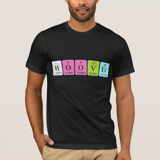 Hoover Periodenname Shirt (Vorderseite)